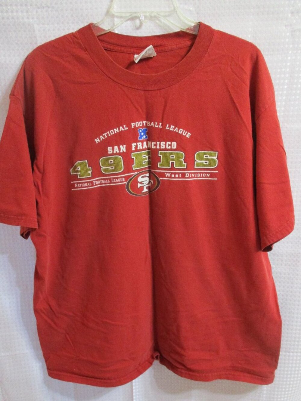 2001 NFL San Francisco 49ers National Football League Western Division T-shirt